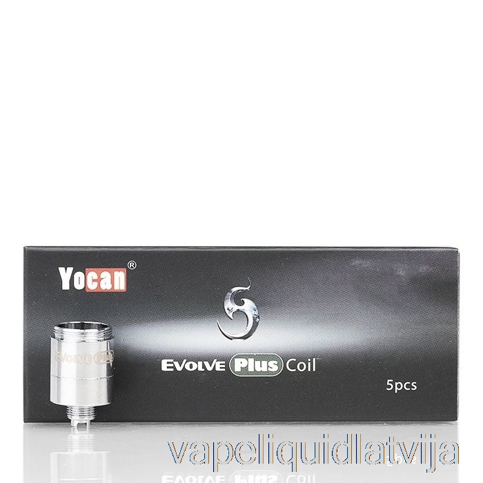Yocan Evolve Plus Rezerves Spoles Kvarca Dual Coils Vape šķidrums